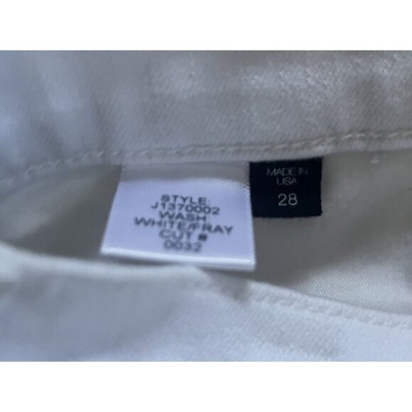 Veronica Beard Brooke Mid-Rise Skinny Jeans White Size 28 - Picture 6 of 7